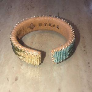 Etkie Drew Nickel Glass Cuff